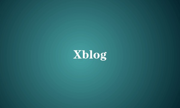 Xblog