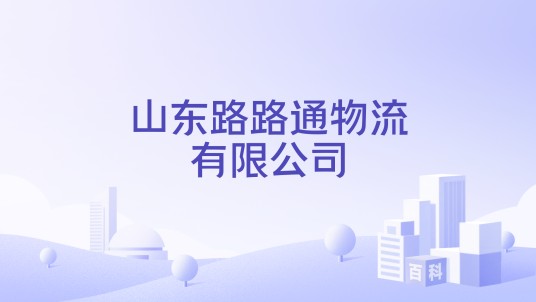 山东路路通物流有限公司