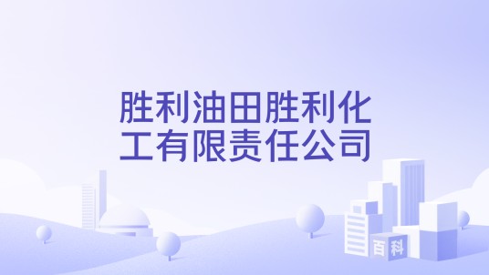 胜利油田胜利化工有限责任公司