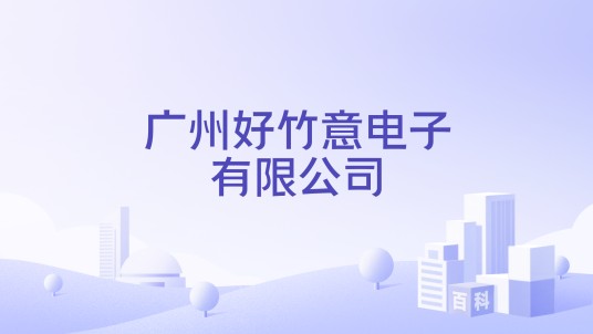 广州好竹意电子有限公司