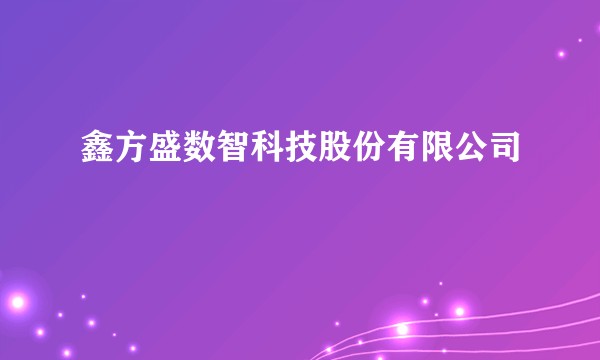 鑫方盛数智科技股份有限公司