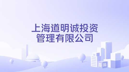上海道明诚投资管理有限公司