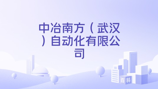 中冶南方（武汉）自动化有限公司