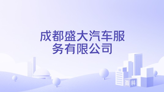 成都盛大汽车服务有限公司