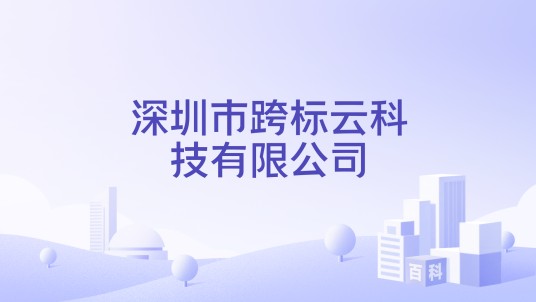 深圳市跨标云科技有限公司