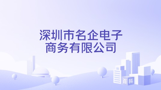深圳市名企电子商务有限公司