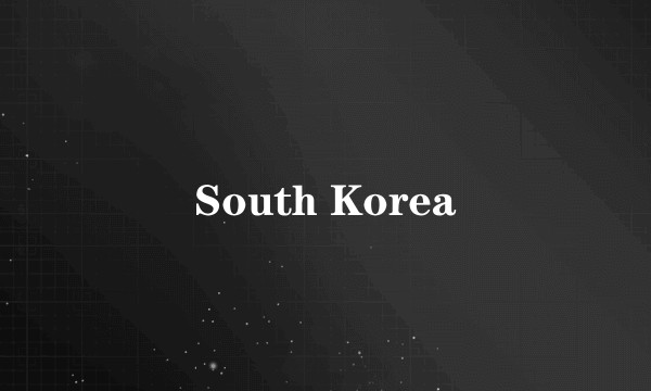 South Korea