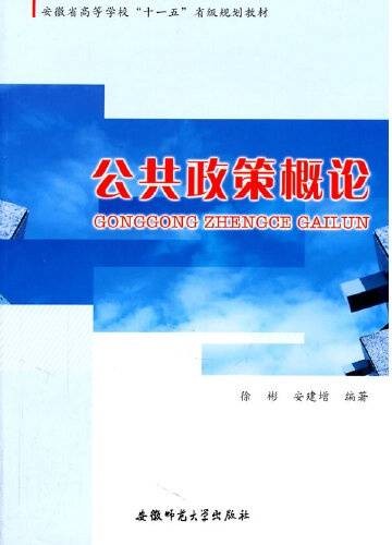 公共政策概论（2011年安徽师范大学出版社出版的图书）
