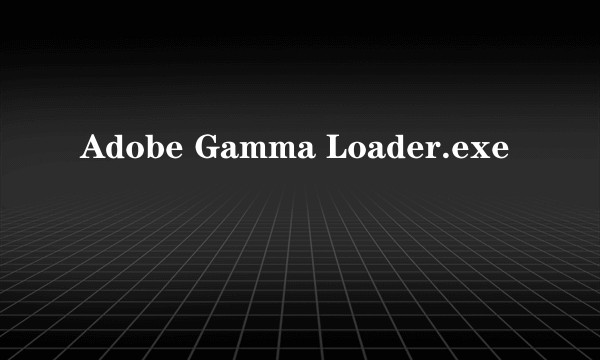 Adobe Gamma Loader.exe