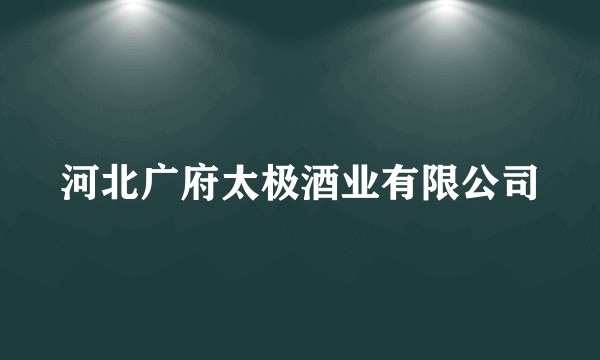 河北广府太极酒业有限公司