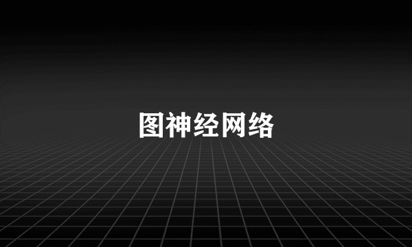 图神经网络