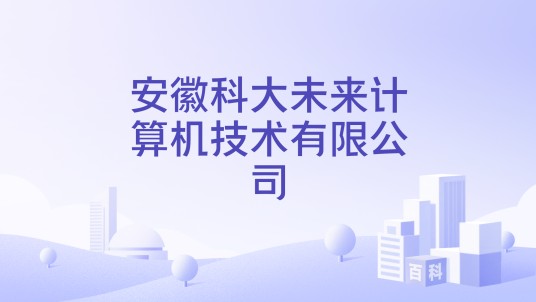 安徽科大未来计算机技术有限公司
