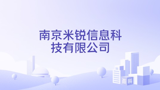 南京米锐信息科技有限公司