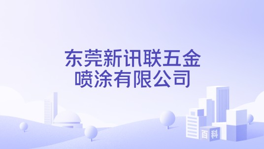 东莞新讯联五金喷涂有限公司