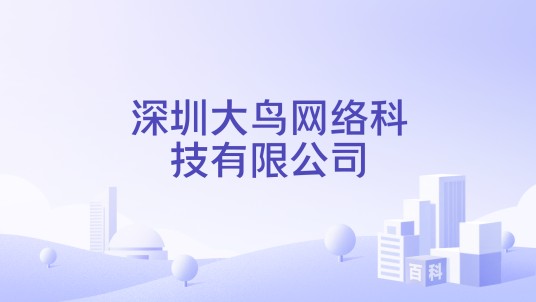 深圳大鸟网络科技有限公司