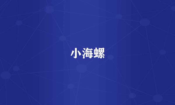 小海螺