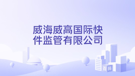 威海威高国际快件监管有限公司