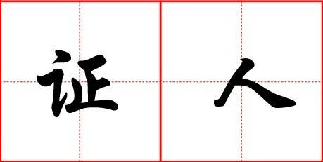 证人(法律词汇)