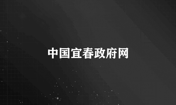 中国宜春政府网