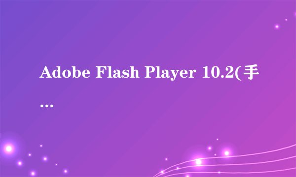 Adobe Flash Player 10.2(手机flash播放器)for Android正式版