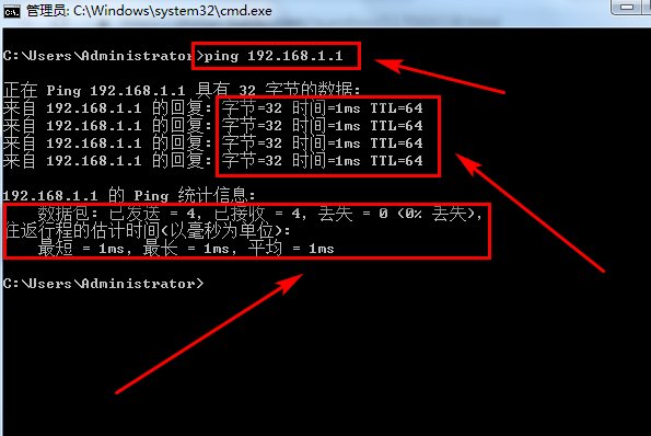 如何ping通192.168.0.1?