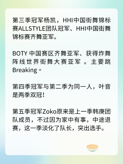 这就是街舞冠军分别是谁