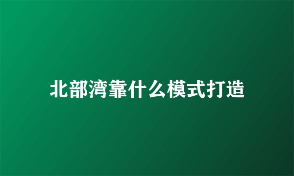 北部湾靠什么模式打造