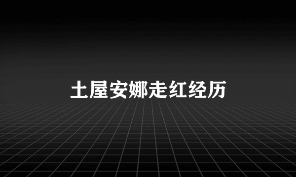 土屋安娜走红经历