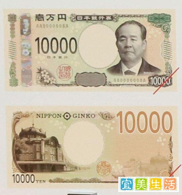 日本一万日元历代人像介绍