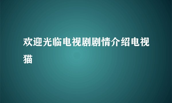 欢迎光临电视剧剧情介绍电视猫