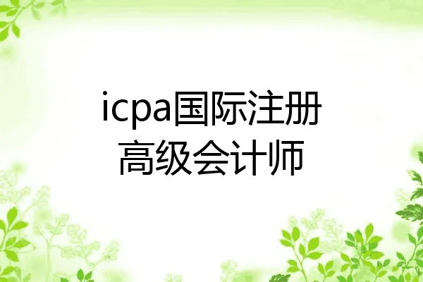 icpa国际注册会计师考试费用