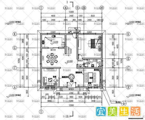 12x10米农村建房图纸