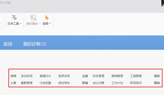 wps稻壳模板有什么用?