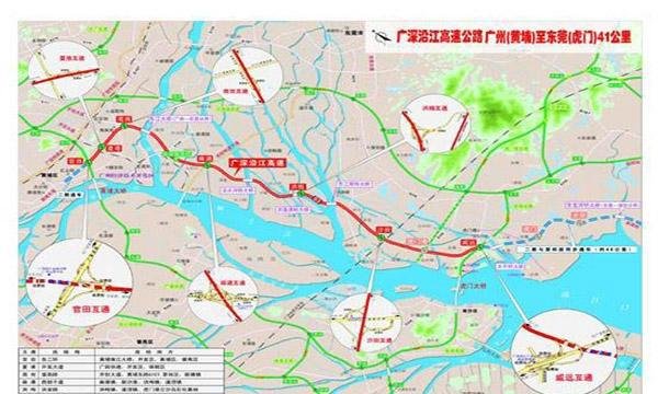 广深沿江高速S3有多少个出入口