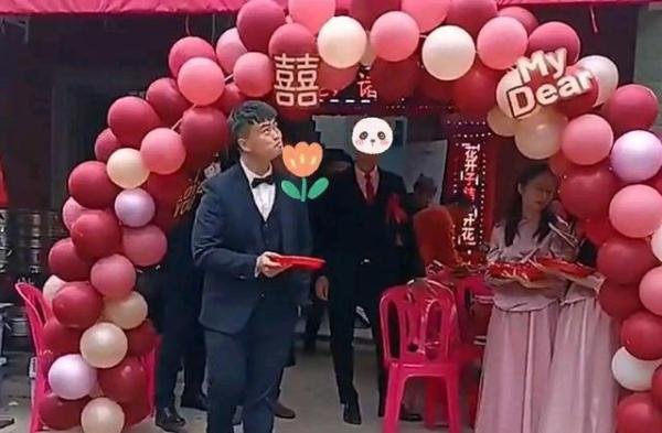 男子结婚村里无人来捧场