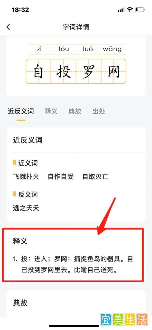 自投罗网怎么解释