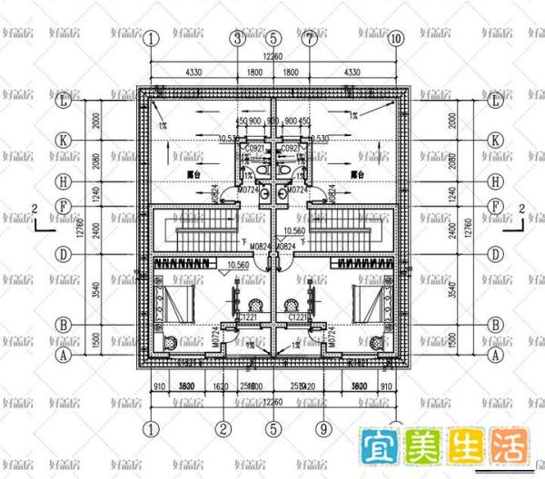 12x10米农村建房图纸
