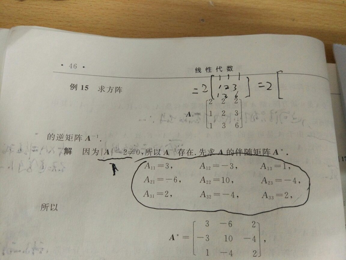 伴随矩阵怎么求？