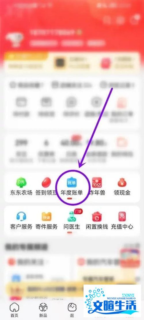 京东怎么进入年度账单