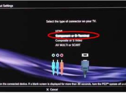 PS3接电视上不显示画面，怎么回事？
