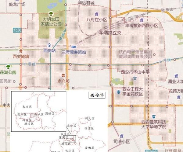 新城区、老城区、古城区