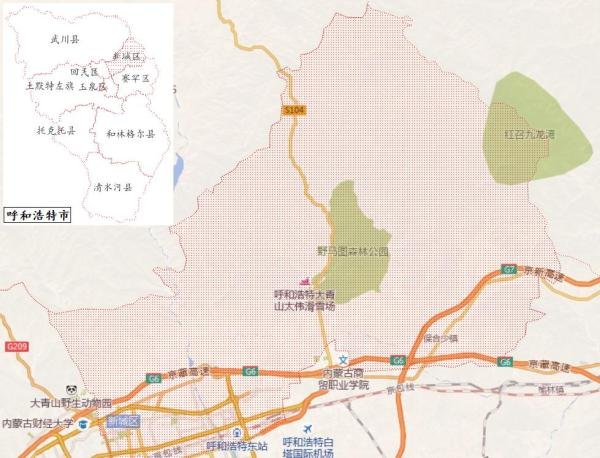 新城区、老城区、古城区