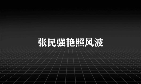 张民强艳照风波