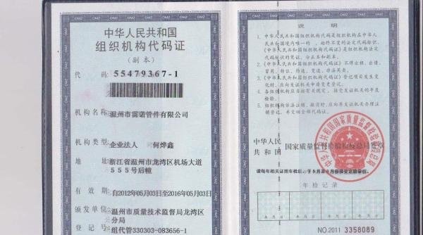 组织机构代码证年审需要那些资料
