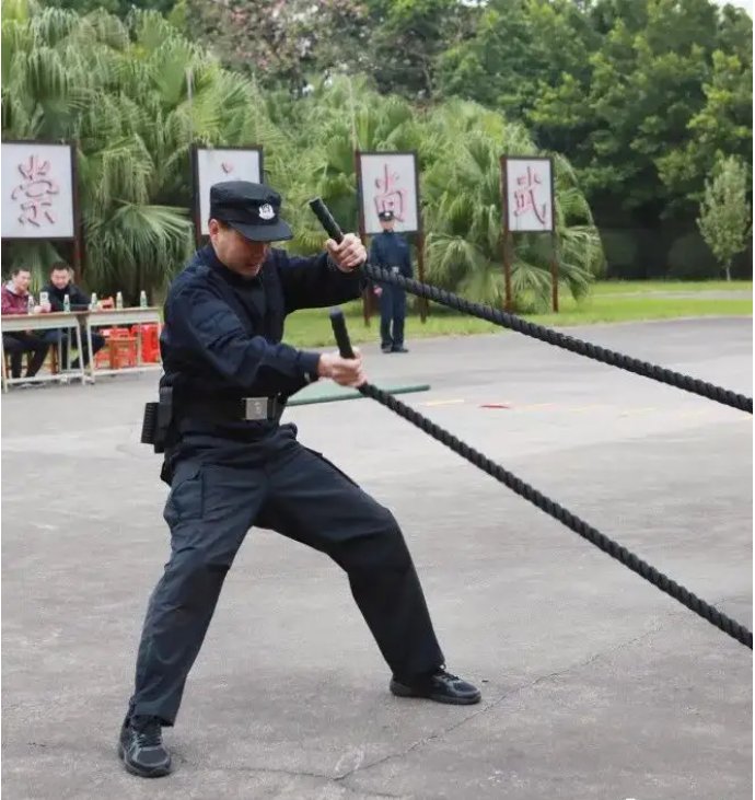 警棍盾牌术基本6个动作