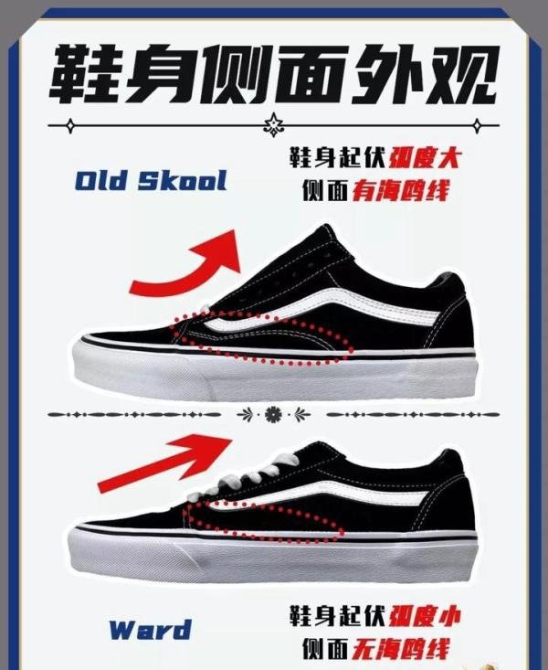 Vans Old Skool与Ward区别到底在哪？