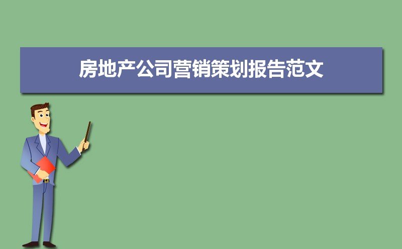 房地产公司营销策划报告范文