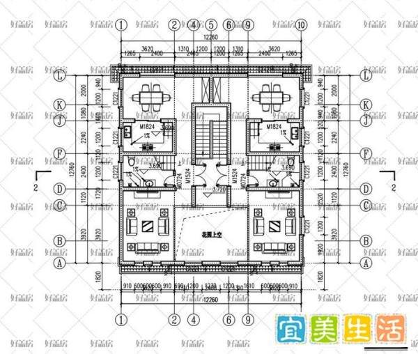 12x10米农村建房图纸
