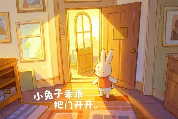 小兔子乖乖把门开开儿歌歌词