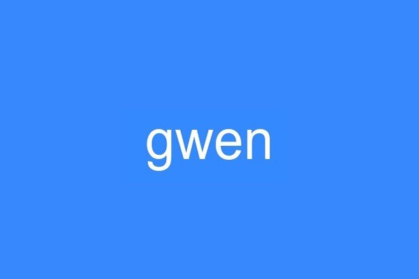 gwen怎么读
